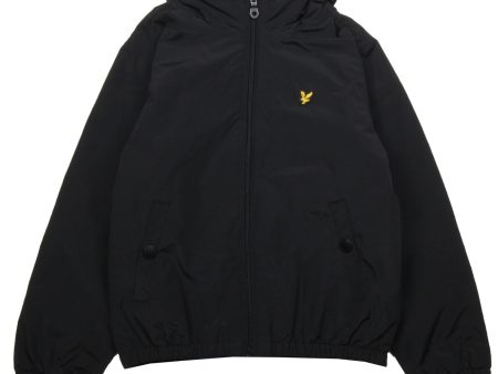 Lyle & Scott Junior Hooded Padded Black Jacket Sale