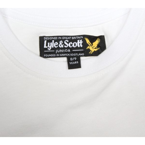 Lyle & Scott Junior White T-Shirt Supply