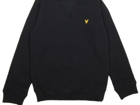 Lyle & Scott Junior Black Crew Neck Sweatshirt Hot on Sale