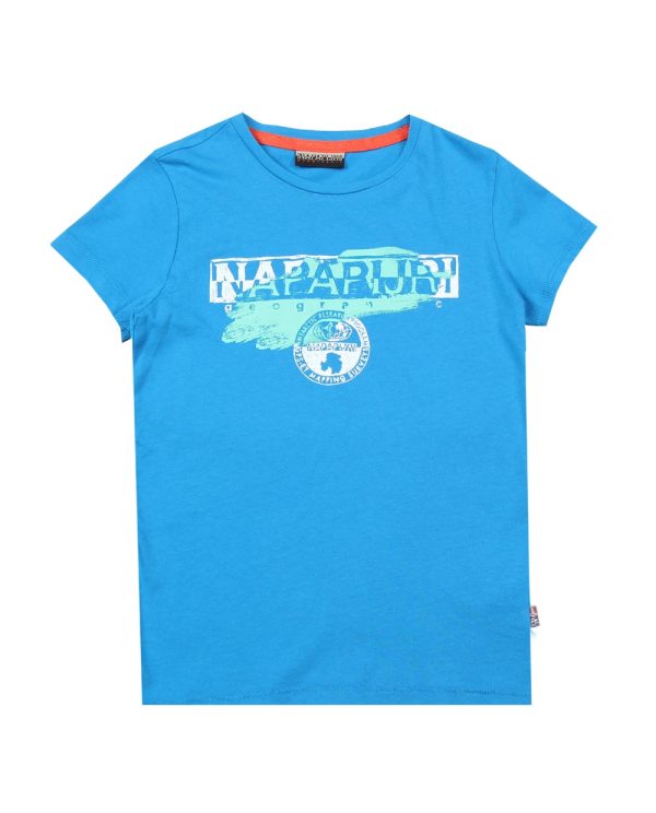 Napapijri Junior Turquoise Shadow T-Shirt Online