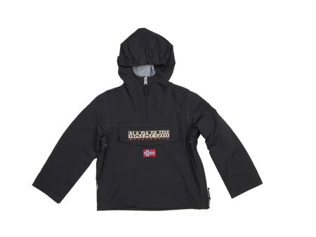 Napapijri Junior Rainforest Pullover Black Jacket For Sale