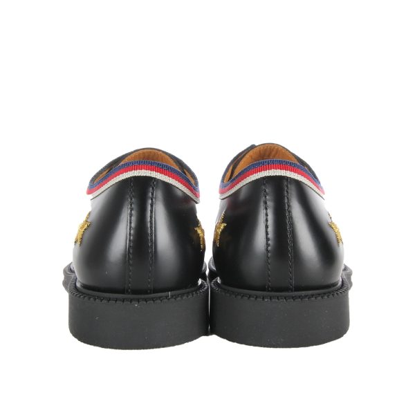 Gucci Kids Bees & Stars Black Shoes Online Hot Sale