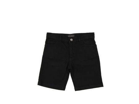 Dolce & Gabbana Musical Black Denim Shorts For Cheap