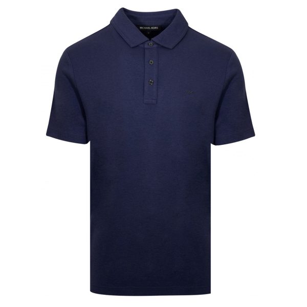 Michael Kors Solid Navy Polo Shirt Supply