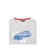 Napapijra Junior Shadow Grey Logo T-Shirt Online Sale