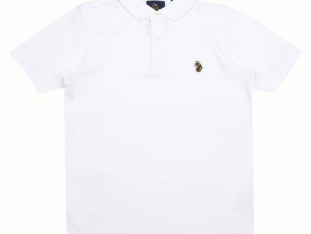 Luke 1977 Junior White Polo Shirt Cheap