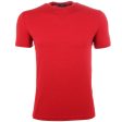 DSquared2 Red Sleeve Logo T-Shirt Online Hot Sale