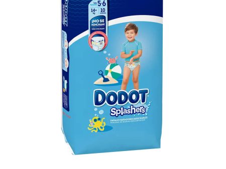 Fato de banho descartável DODOT SPLASHERS tamanho 5-6 + 14 kg Supply