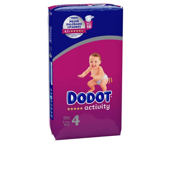 DODOT ACTIVITY T4 pañales 9-14 kg 58 u Sale